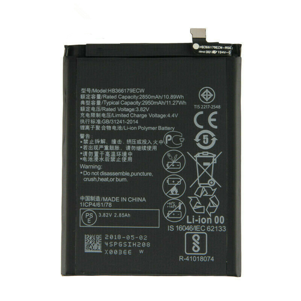 Batería para Watch-2-410mAh-1ICP5/26/huawei-HB366179ECW